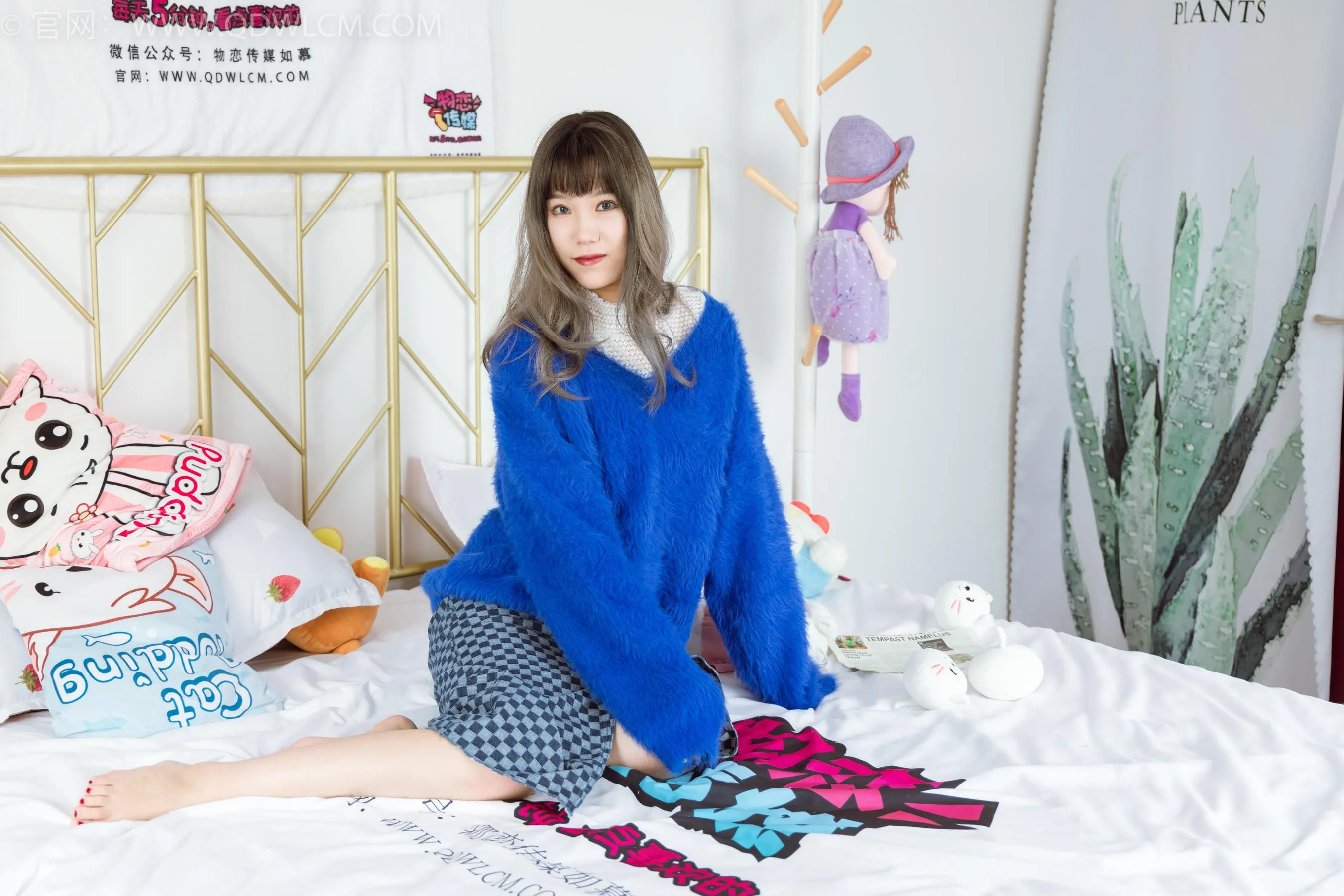 物恋传媒 NO.1507 依依-蓝色情怀 [140P]插图9
